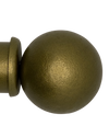 Custom Drapery Rod - Ball Finial - Black - 90"
