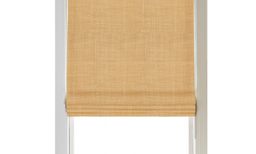 Custom Shade - Flat - Textured Marigold - 63 " width x 37 " height